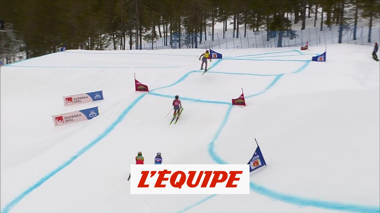 La finale à Idre Fjall avec Berger Sabbatel - Skicross - CM (F)