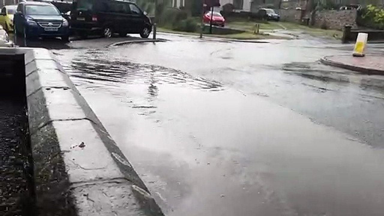 Forres flash flooding