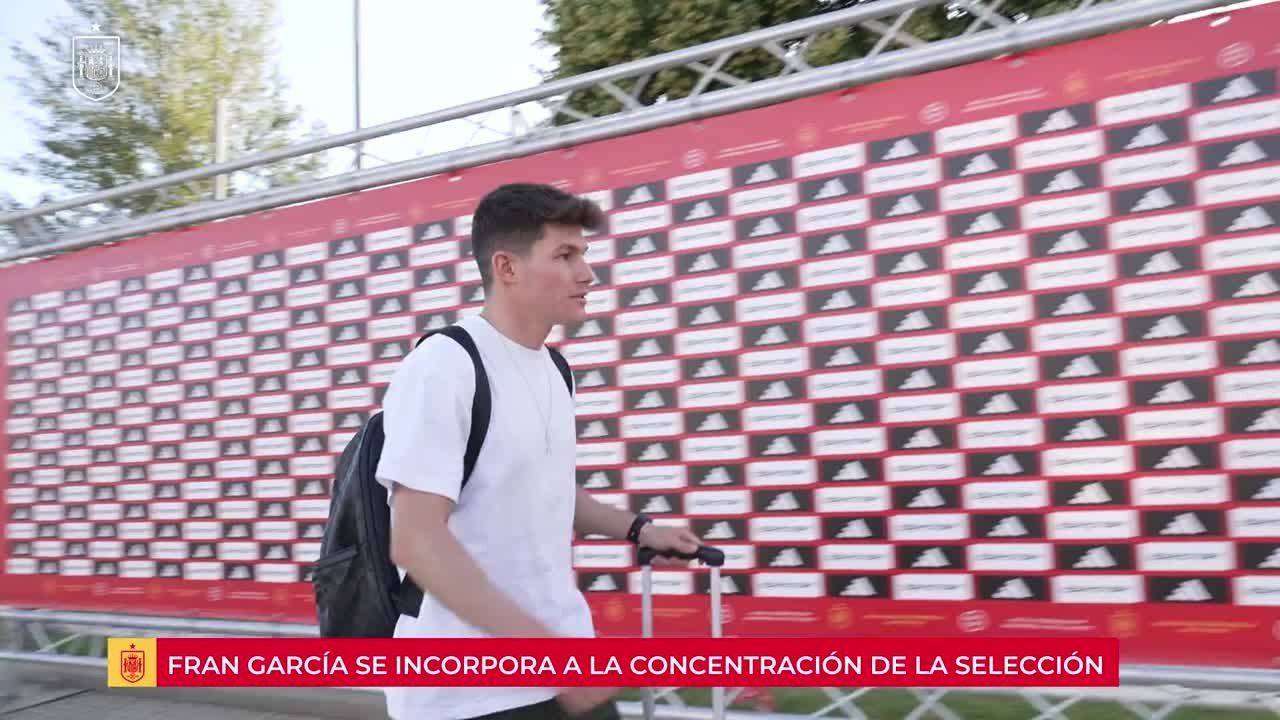 El primer día de Fran García con la Selección