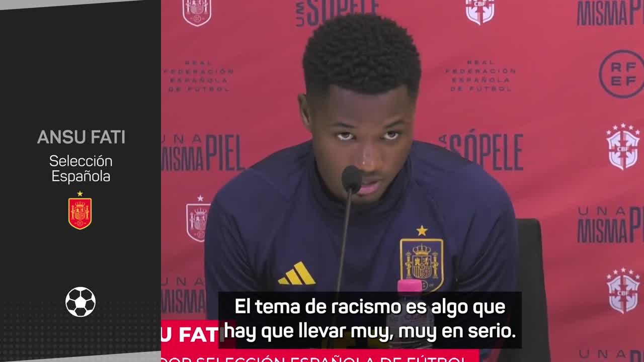 Ansu Fati: “Me siento identificado con Vinicius”