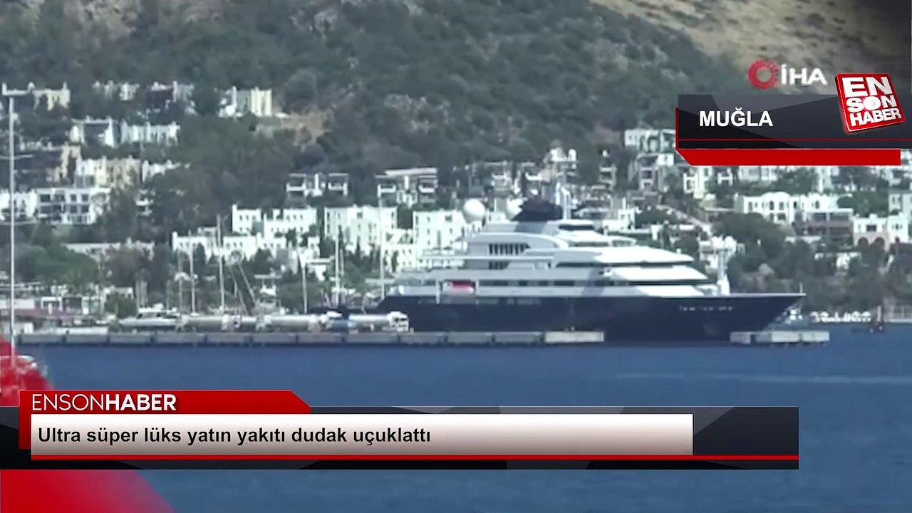 Ultra süper lüks yatın yakıtı dudak uçuklattı