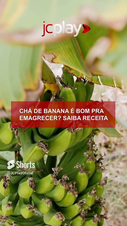 CHÁ DE BANANA para EMAGRECER: Aprenda RECEITA