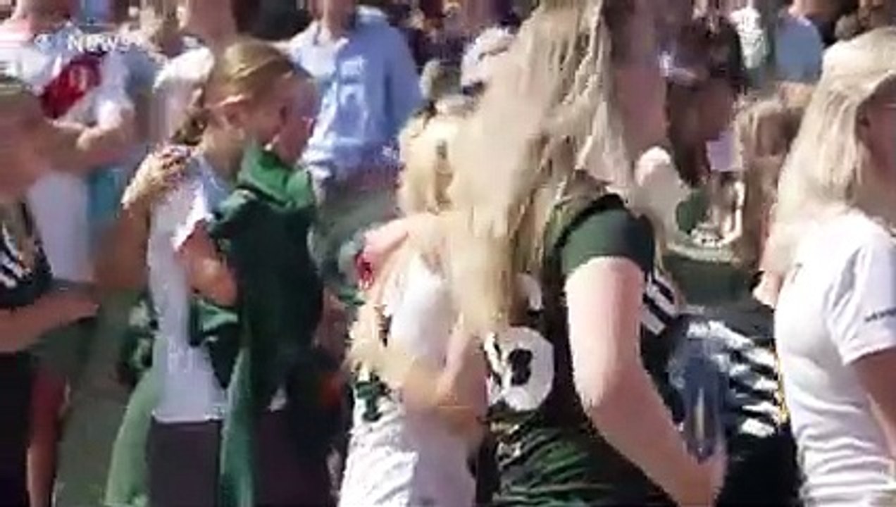 An emotional vigil has taken place at Nottingham University