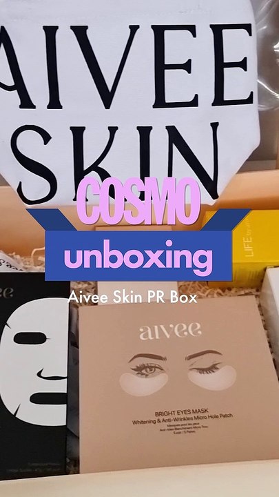 Cosmo Unboxing: Aivee Skin PR Box