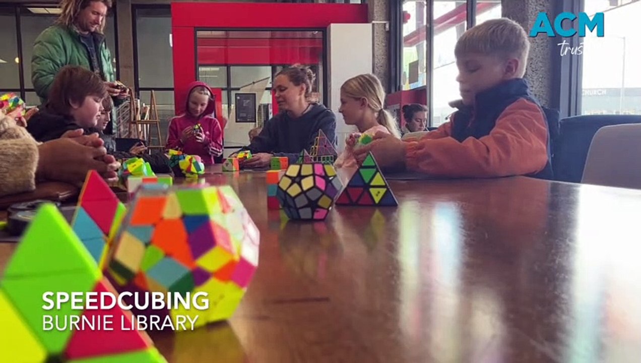 Speedcubing at the Burnie Library | June 12, 2023 | The Advocate