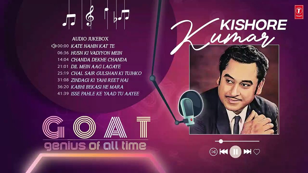 G.O.A.T.  Kishore Kumar (Audio) Jukebox | Kishore Kumar's Super Hit Songs