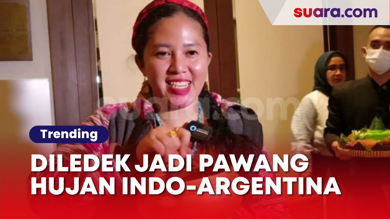Jadi Pawang Hujan di Pertandingan Timnas Indonesia Lawan Argentina, Mbak Rara Diledek Netizen