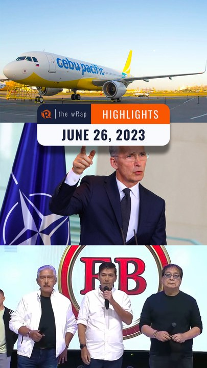 Rappler's highlights: Cebu Pacific, Wagner mutiny, Joey De Leon | The wRap | June 26, 2023