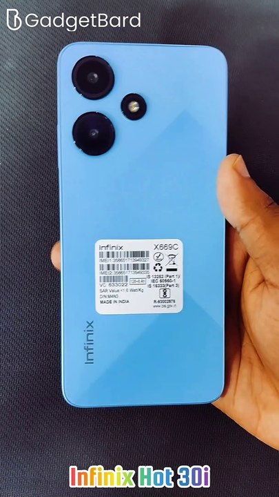 Infinix Hot 30i Short Unboxing