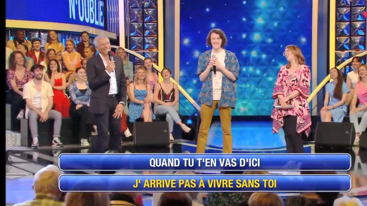 Nagui vanne un candidat très nonchalant dans N'oubliez pas les paroles