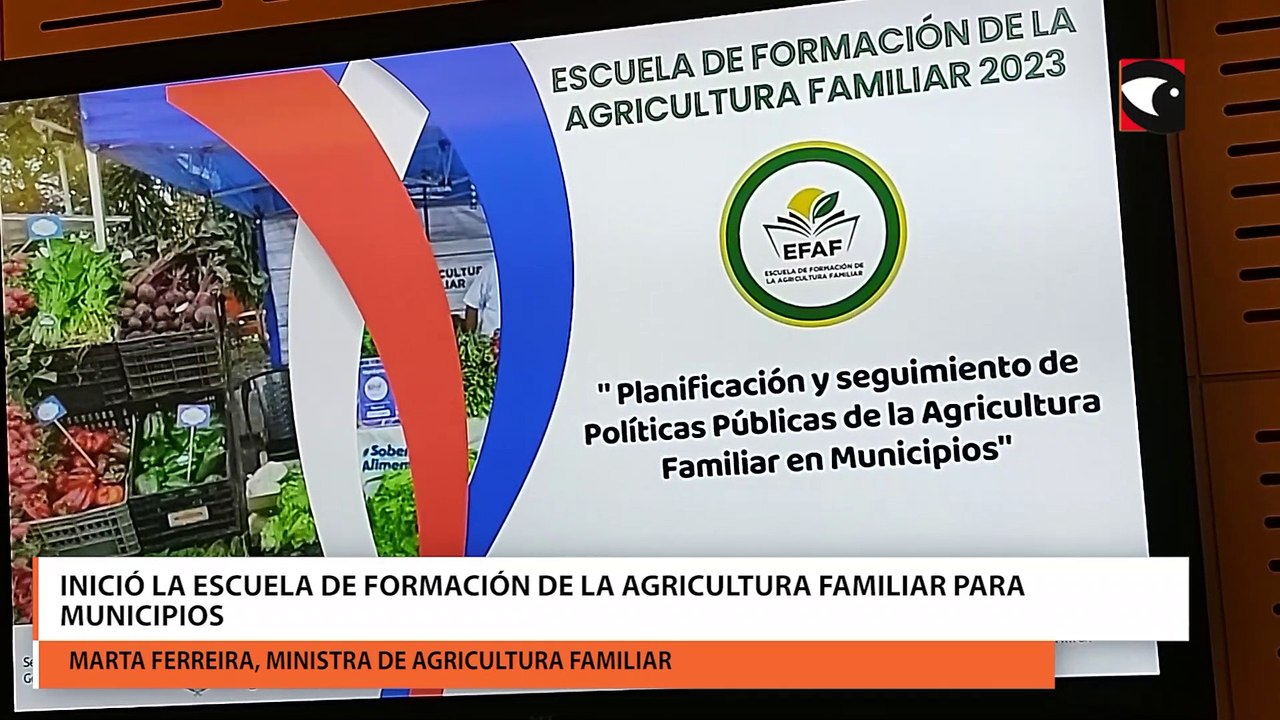 Inició la escuela de formación de la agricultura familiar para municipios