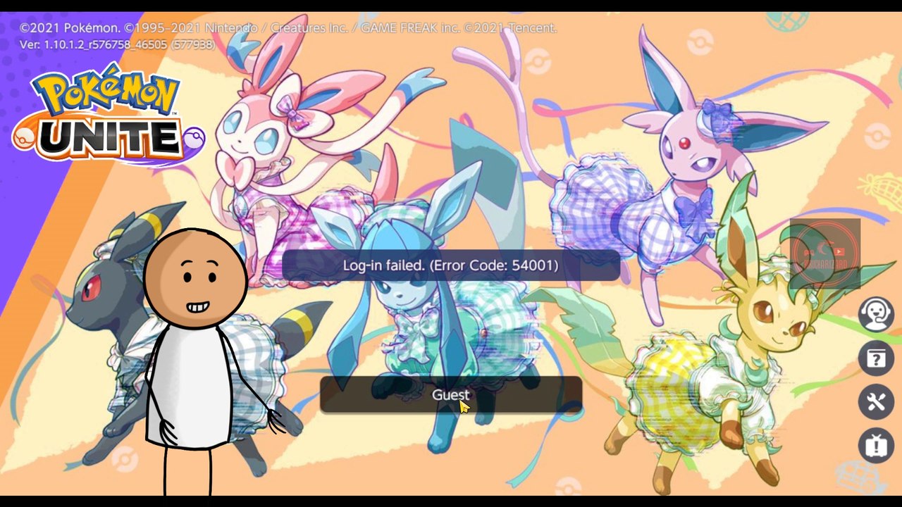 ERROR 54001 POKÉMON UNITE TEST SERVER| ERRO 54001 SERVIDOR DE TESTE POKÉMON UNITE