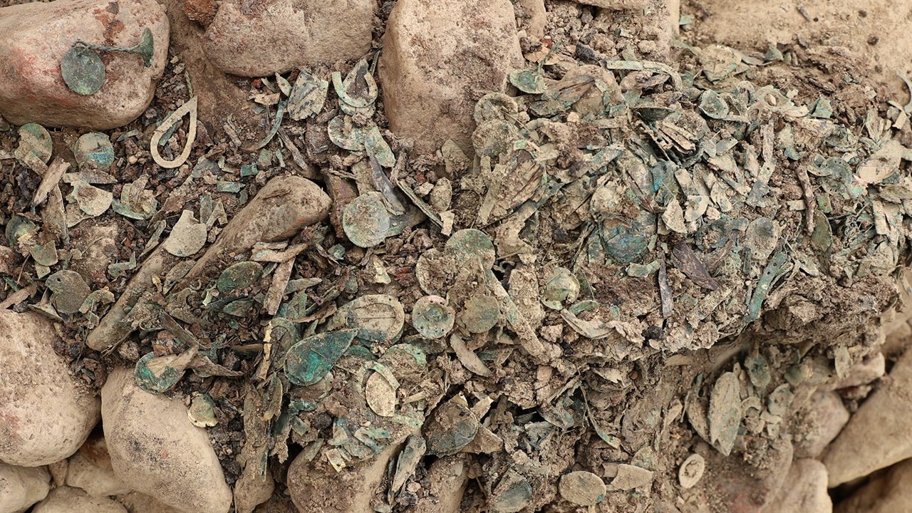 '신라 공주' 무덤에서 비단벌레 장식의 말다래 첫 확인 / YTN