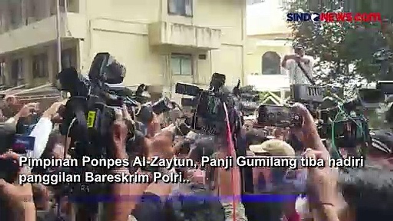 Datang ke Bareskrim, Pengawal Panji Gumilang Dorong-dorongan dengan Wartawan