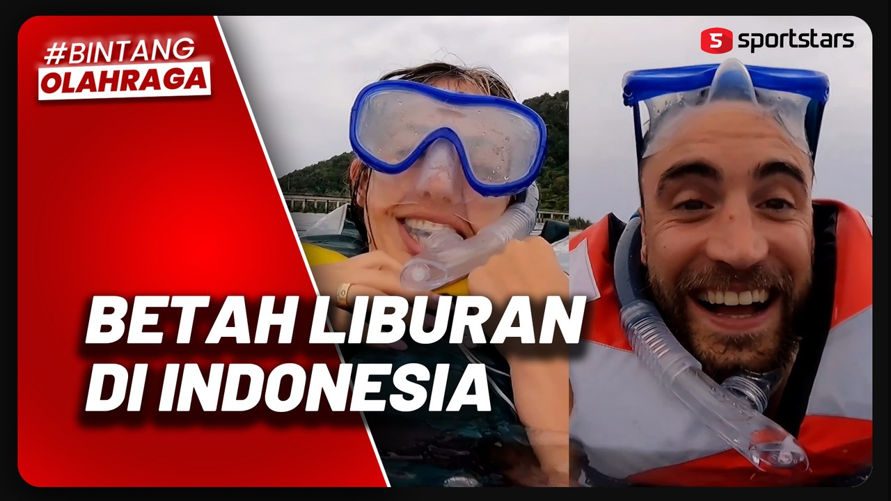 Betah di Indonesia, Bek Timnas Argentina Nicolas Tagliafico Pamer Snorkeling di Anambas