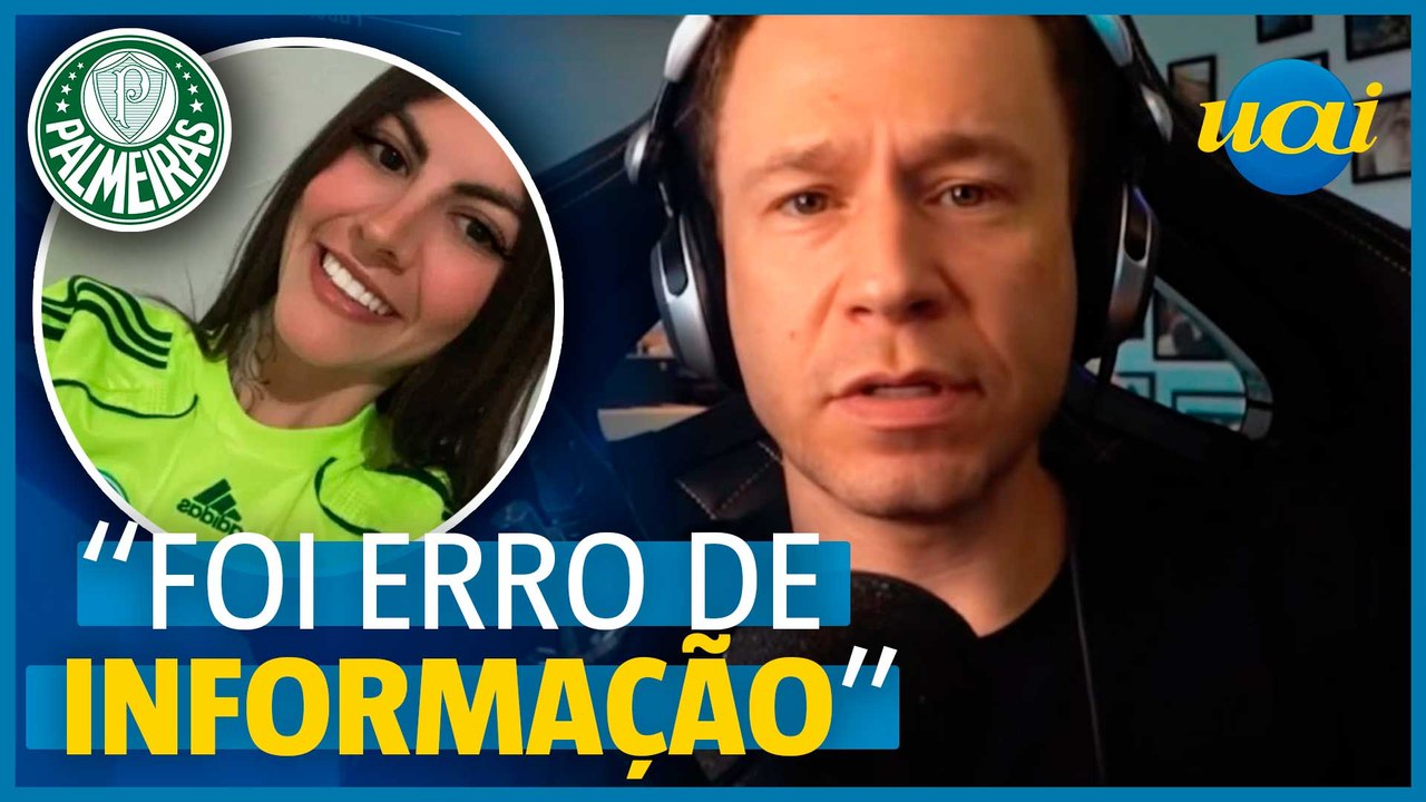 Tiago Leifert se desculpa após fala sobre torcedora do Palmeiras