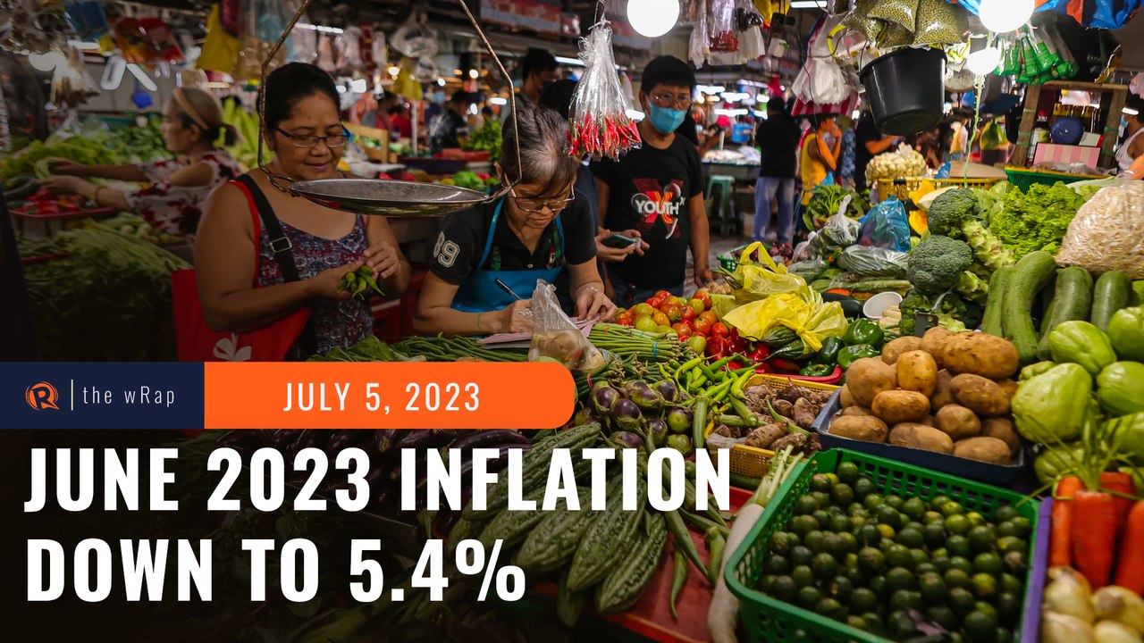 Inflation cools down further to 5.4% in June 2023