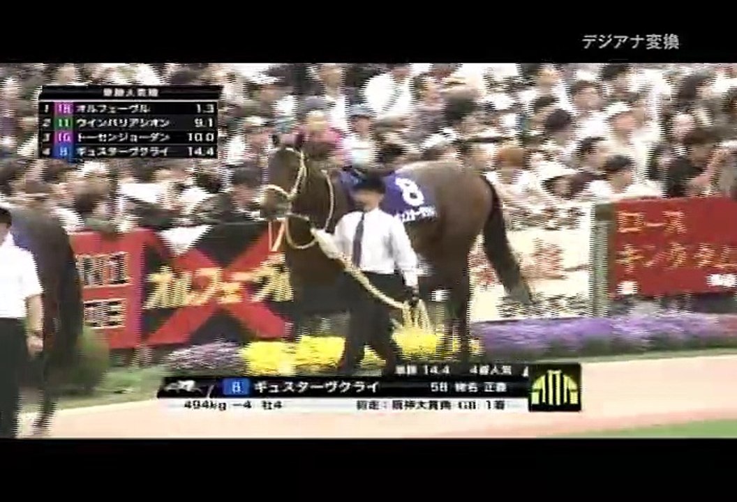 NHK競馬中継「第145回天皇賞」 20120429
