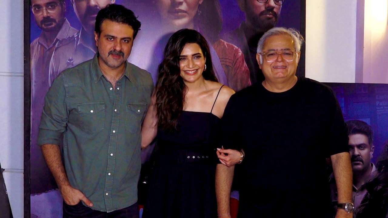 Scoop की सक्सेज पार्टी में आए नजर Harman Baweja, Karishma Tanna और Hansal Mehta