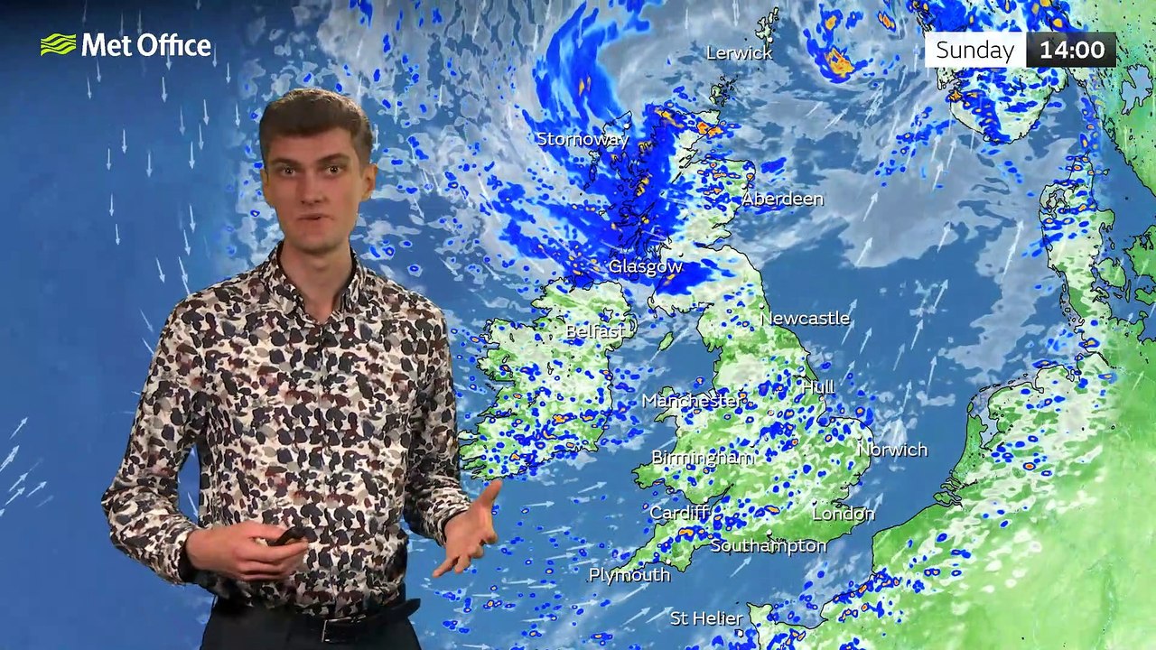 Met Office Evening Weather Forecast 15/07/23 – Cool and unsettled