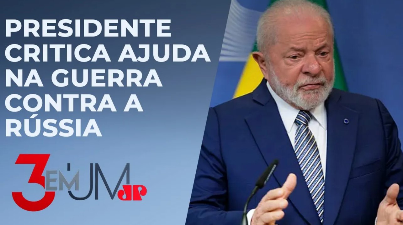 Lula reforça crítica aos europeus sobre envio de armamentos à Ucrânia