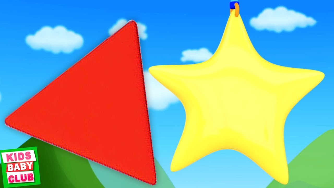 Shapes Song, Learning Videos for Kids, Cartoon Videos by Kids Baby Club
