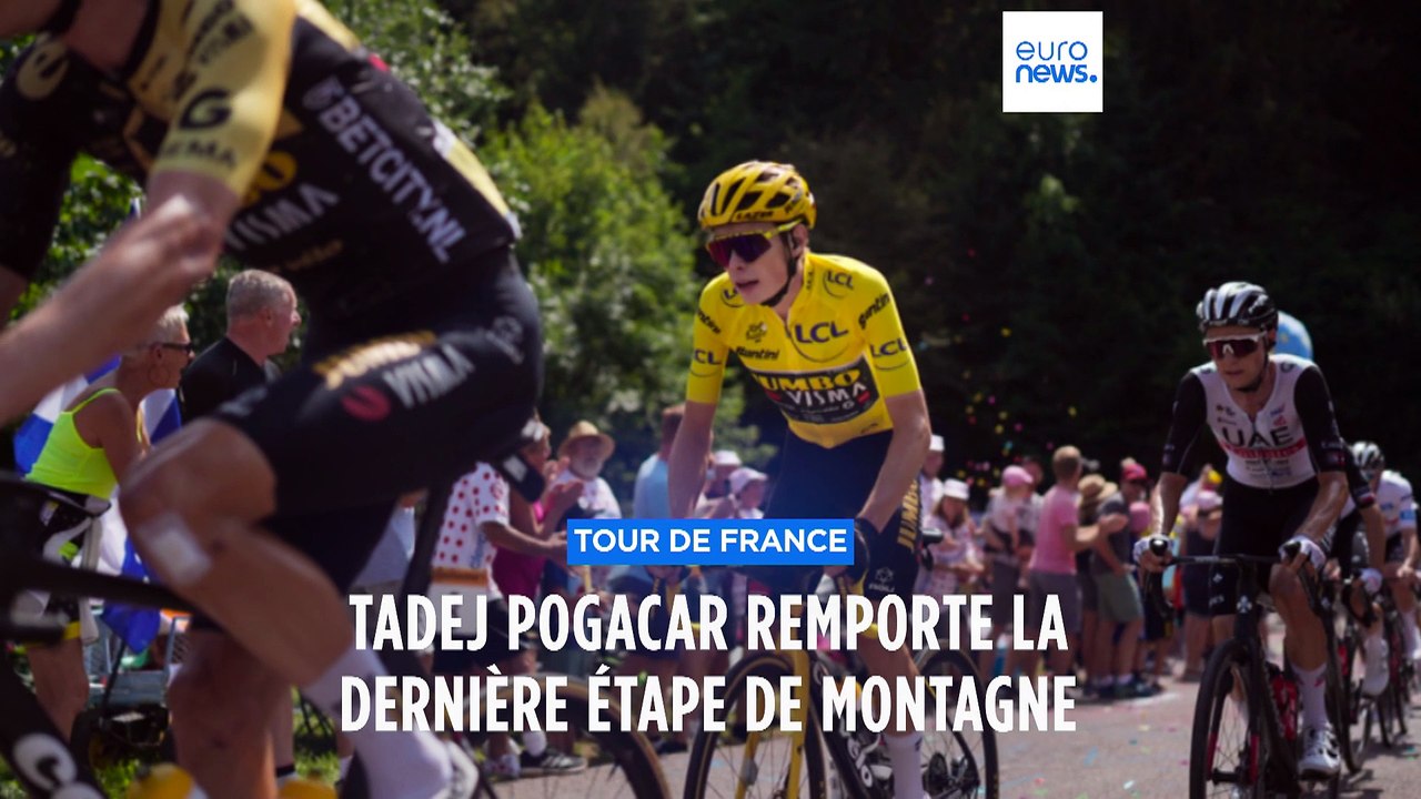 Tour de France : l'étape pour Pogacar, le général pour Vingegaard