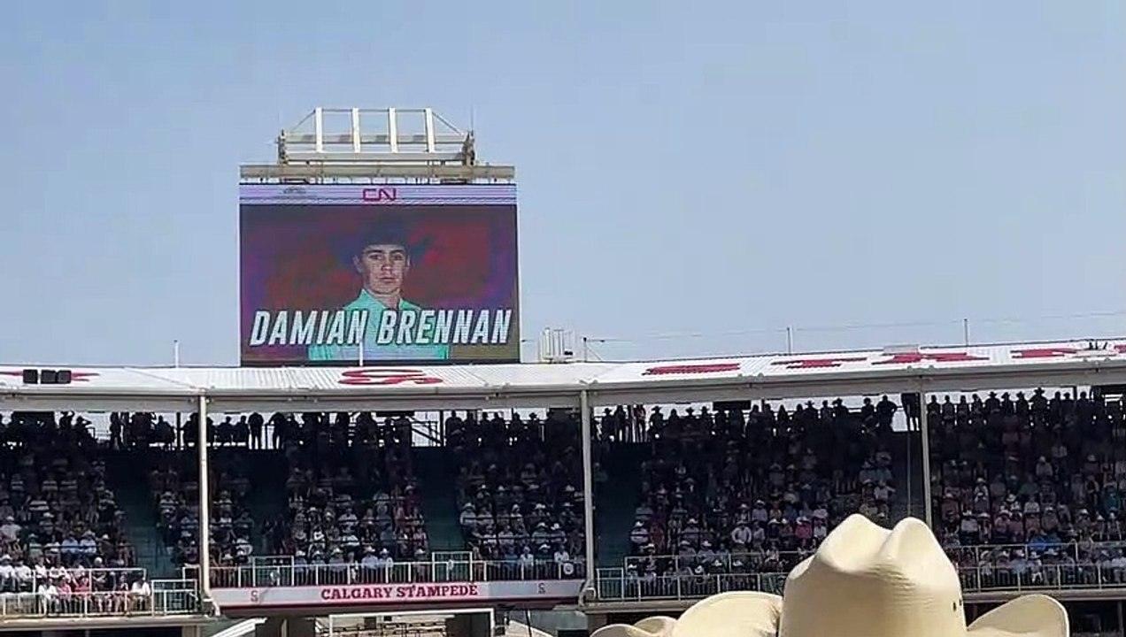 Damian Brennan competing at Calgary Stampede | July 2023 | Queensland Country Life