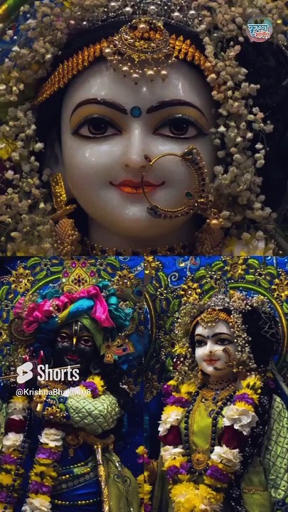 Radha Radha Bol Bol Kar #fbstory #krishnalove #krishnaradha #bakebihari  #explore Krishna Bhakti