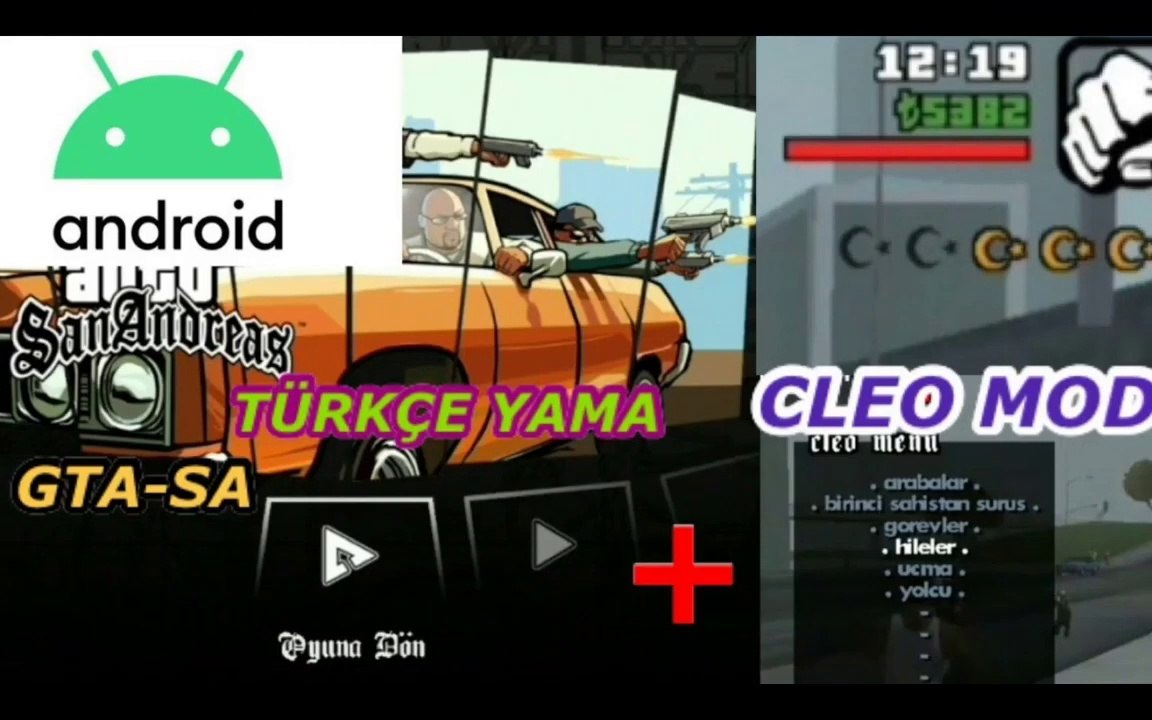 "GTA-SA TÜRKÇE YAMA+CLEO MOD ANDROİD NASIL YAPILIR?"