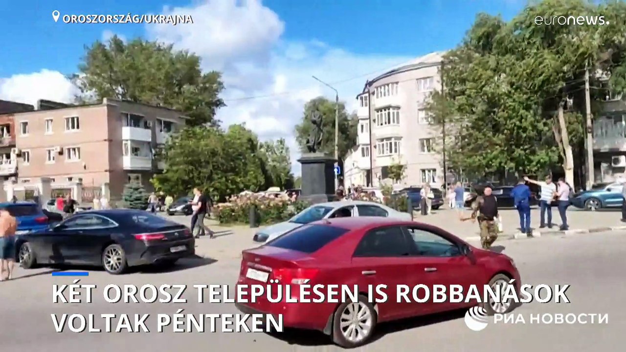 Két orosz városban is robbanások voltak pénteken