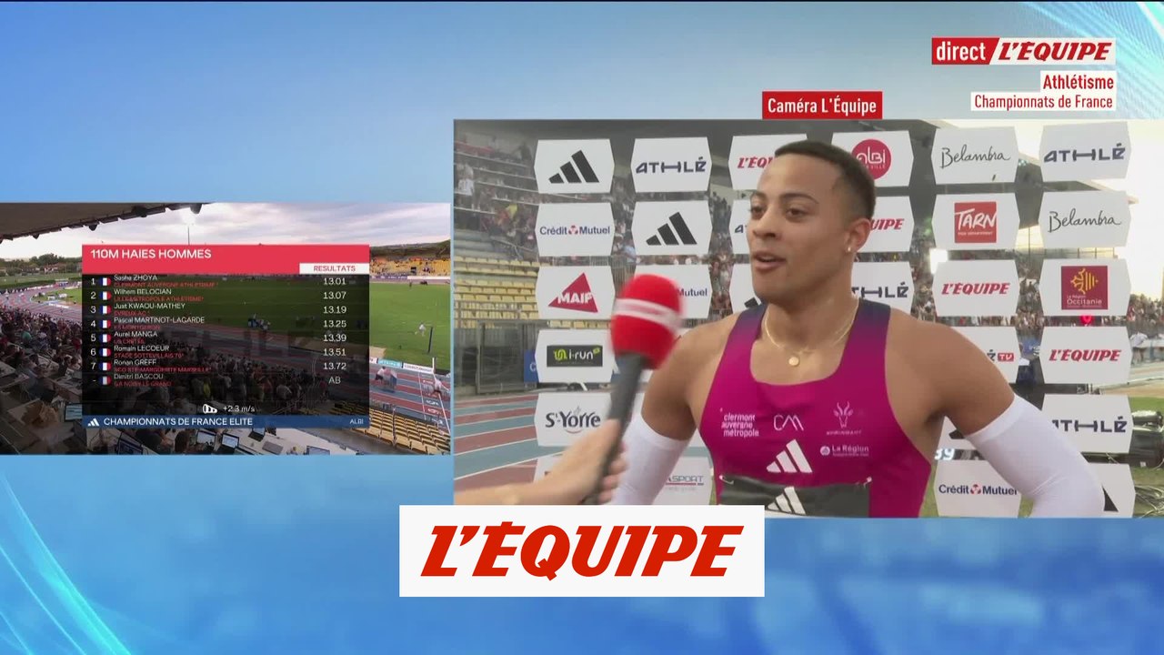 Zhoya : «Cette fois, c'était une vraie finale» - Athlétisme - Championnats de France