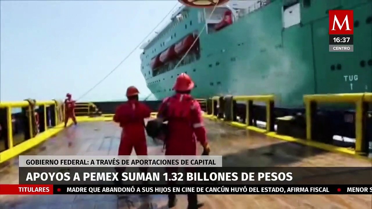 Apoyos a a Pemex por parte del gobierno suman 1.32 bdp desde 2019