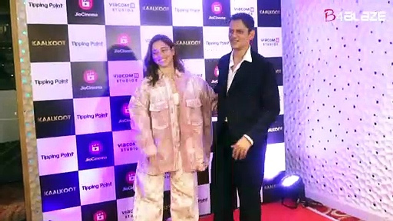 Tamannaah Bhatia turns cheerleader for Vijay Varma, attends 'Kaalkoot' screening