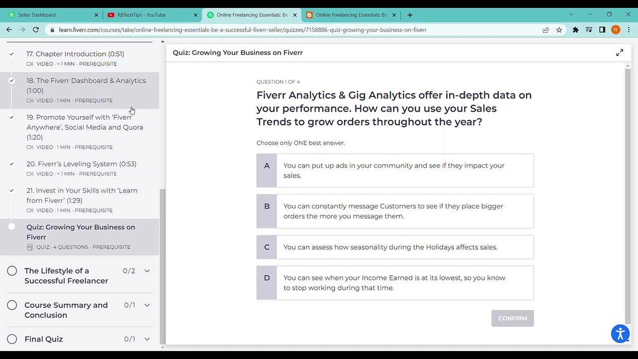 Online Freelancing Essentials Be a Successful Fiverr Seller Test Answers 2023 - Fiverr Test Answers 2023