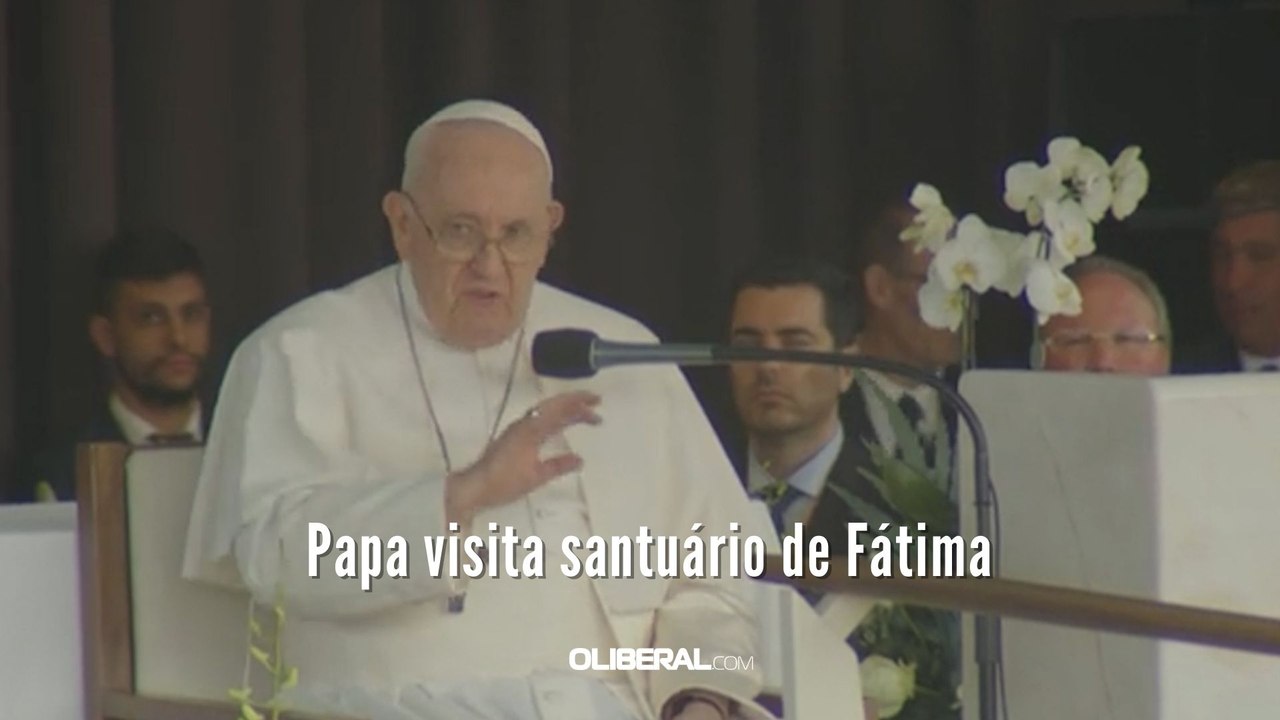 Papa visita santuário de Fátima