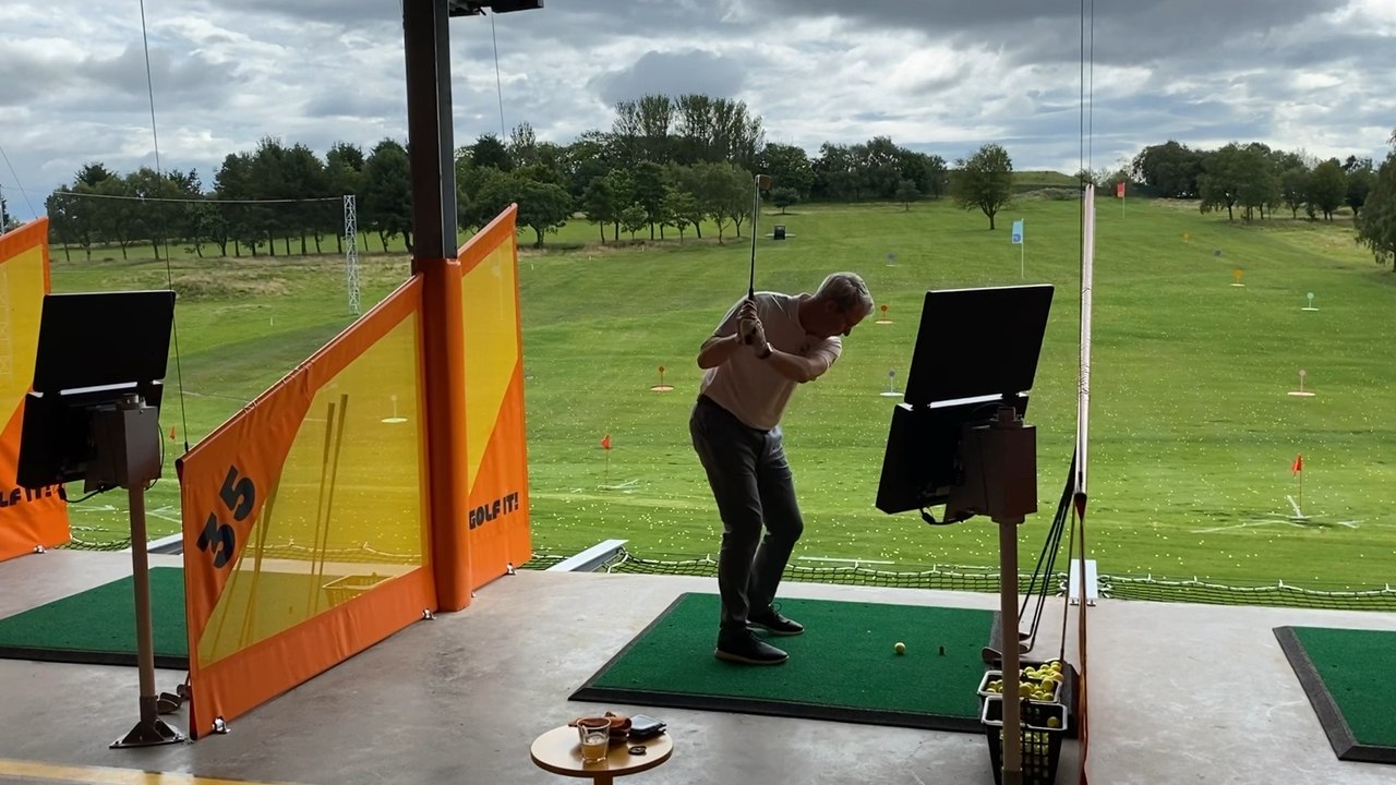 Golf It driving range launches near Hogganfield Loch on the north side of Glasgow