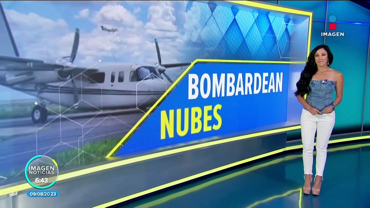 Bombardean nubes en Aguascalientes para hacer que llueva