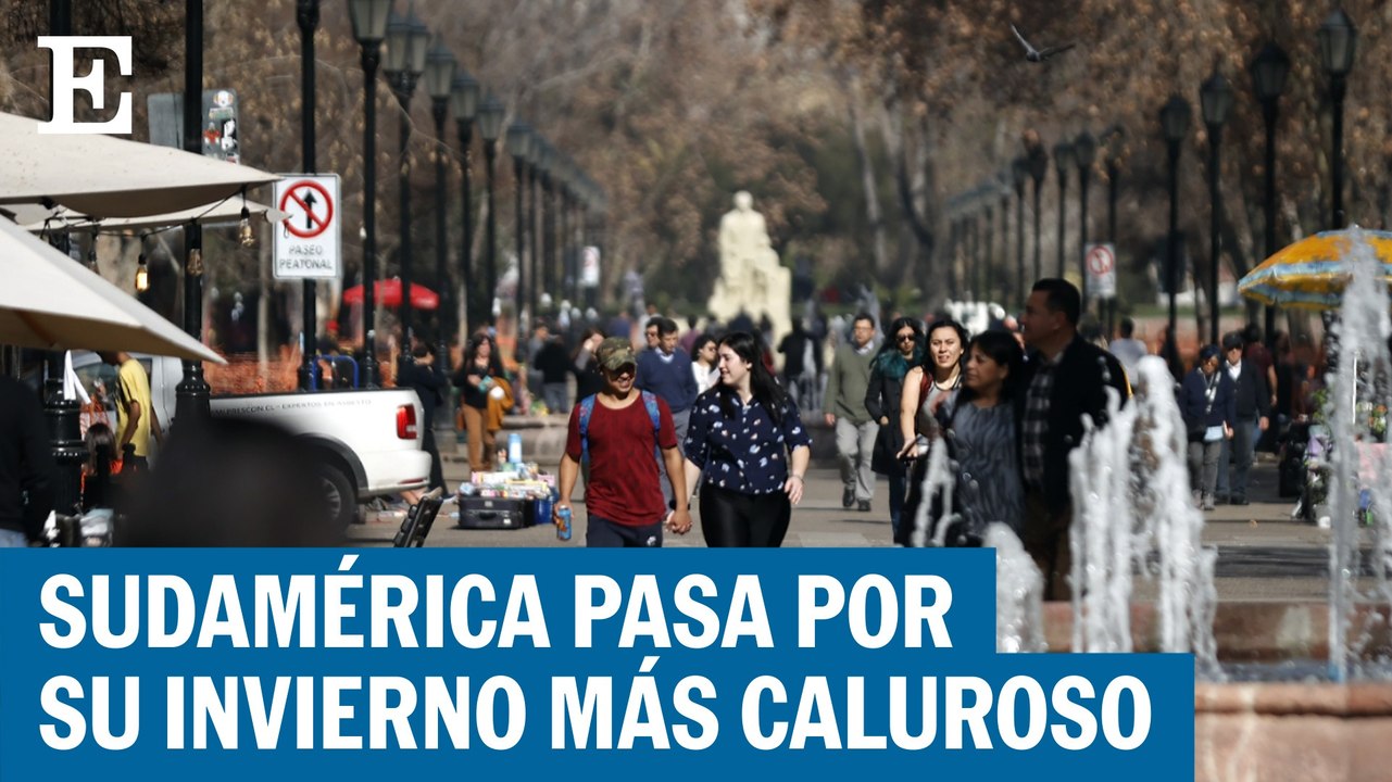 Invierno caluroso en sudamérica