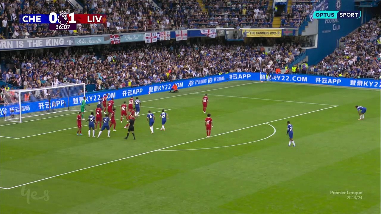 Axel Disasi Goal - Chelsea vs Liverpool 1-1 13/08/2023