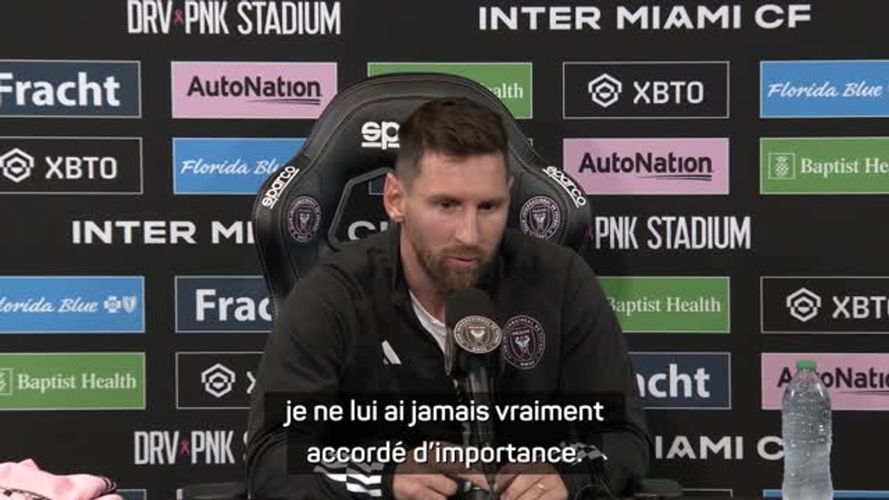 Inter Miami - Messi : "Je n'ai jamais accordé d'importance au Ballon d'Or"
