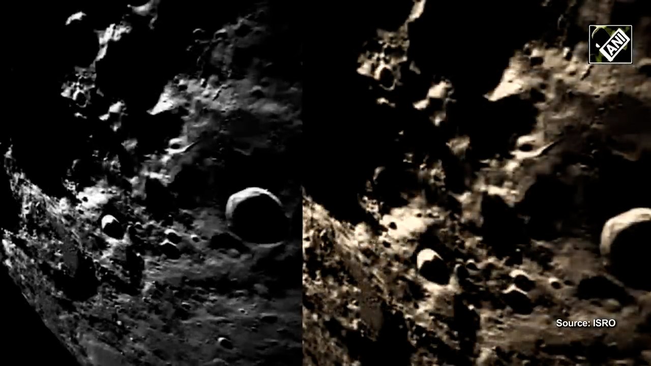 চাঁদের কলঙ্ককে লেন্সবন্দি করল বিক্রম, ছবি প্রকাশ ইসরোর | Oneindia Bengali