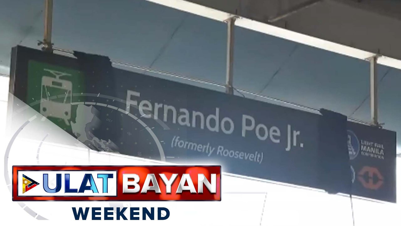 Roosevelt Station ng LRT-1, tatawaging FPJ Station