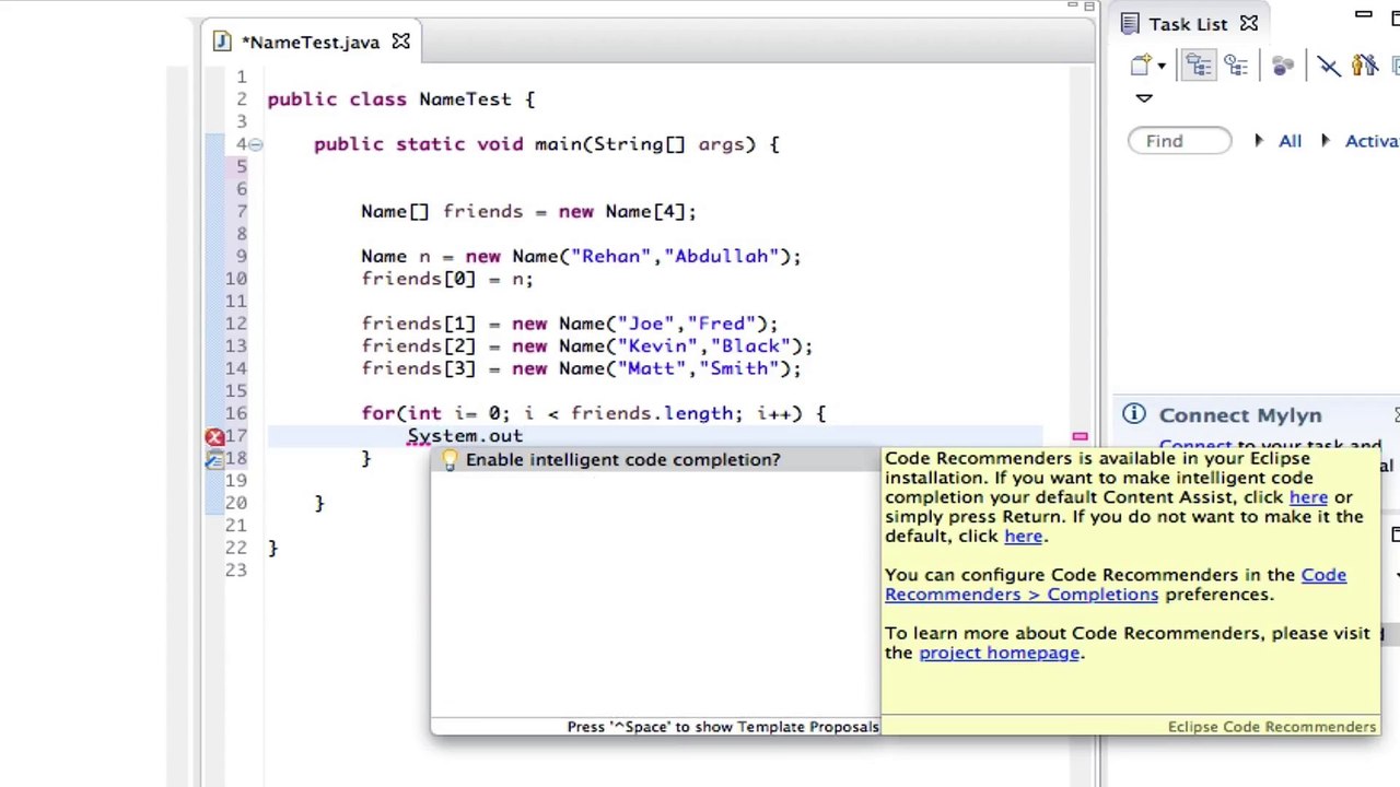 PROGRAMMING IN JAVA using Eclipse - Tutorial 8 | Arrays