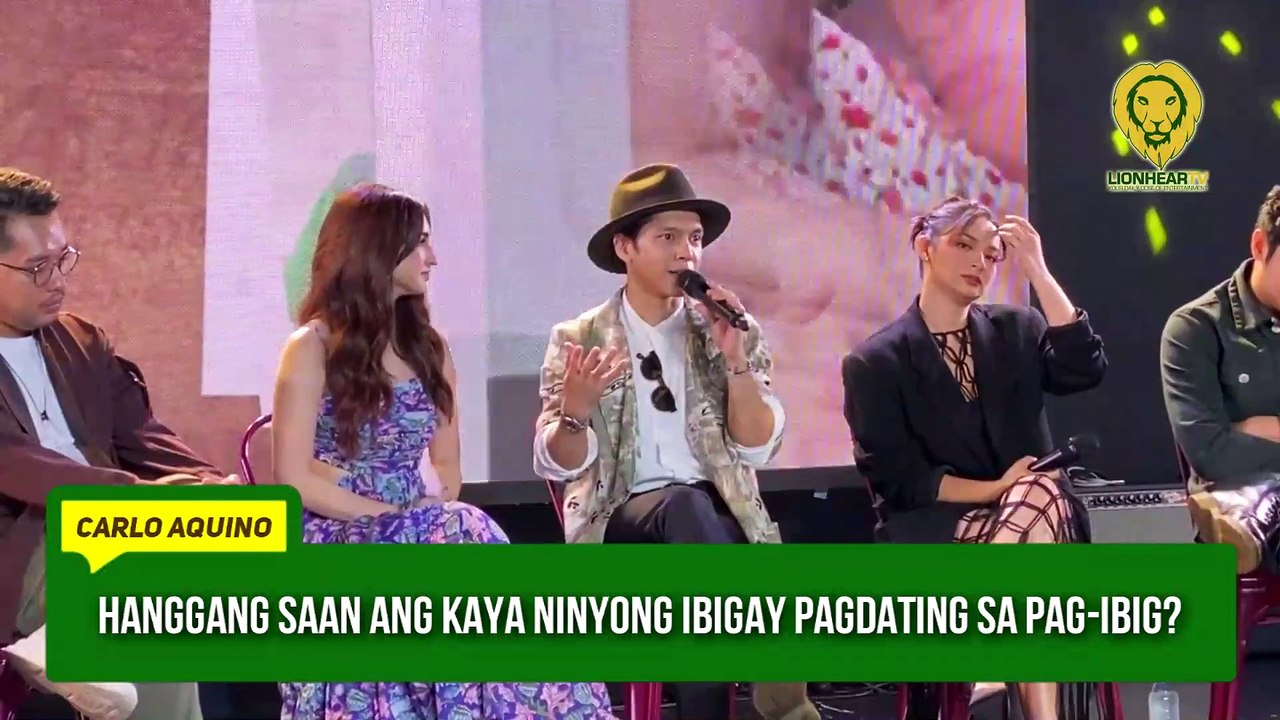 Carlo Aquino cites the value of peace of mind and mental health in a relationship