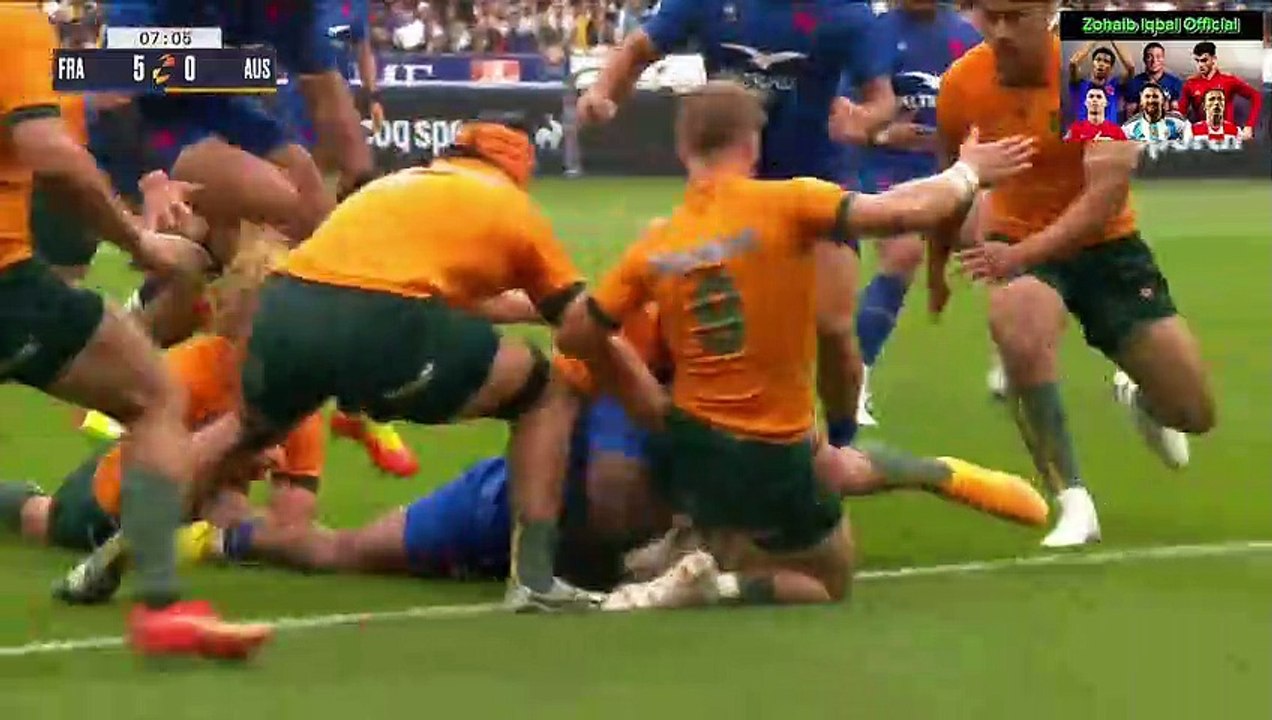 France vs Australia Highlights Rugby Summer Nations League 2023