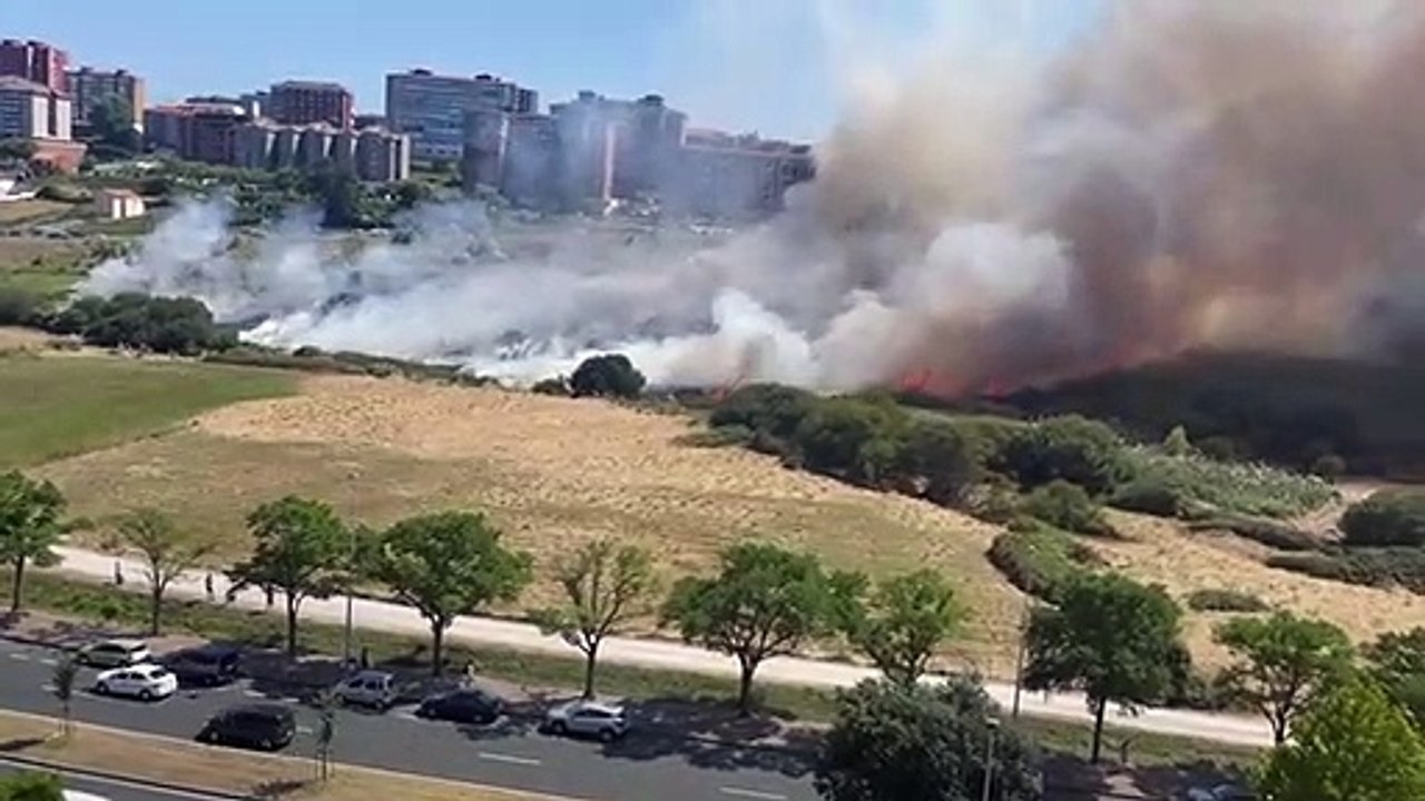 Incendio Santander