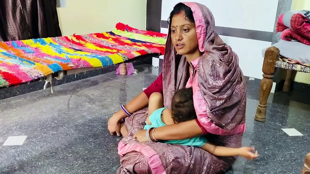 indian mom baby milk vlog