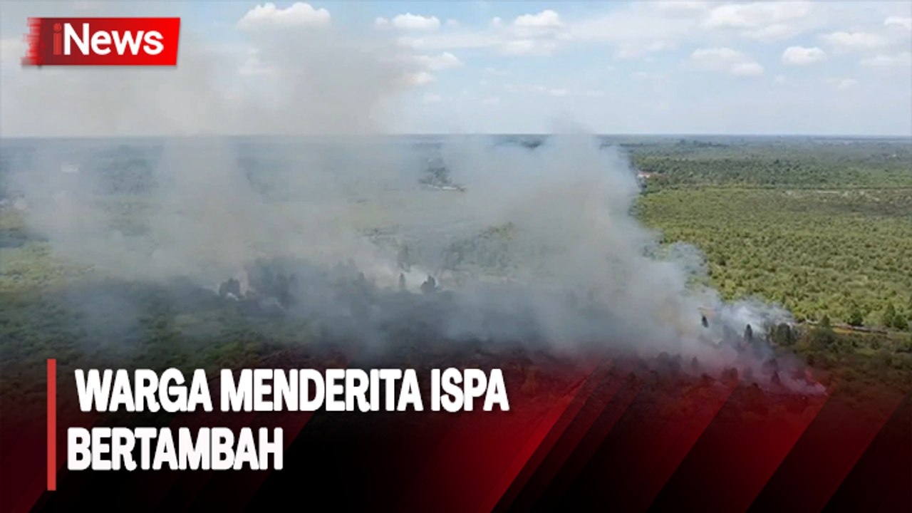 Dampak Kebakaran Lahan di Palangka Raya, Warga Menderita Ispa Bertambah