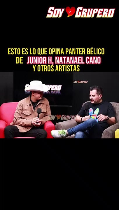 Panter Bélico opina de Junior H y Natanael Cano